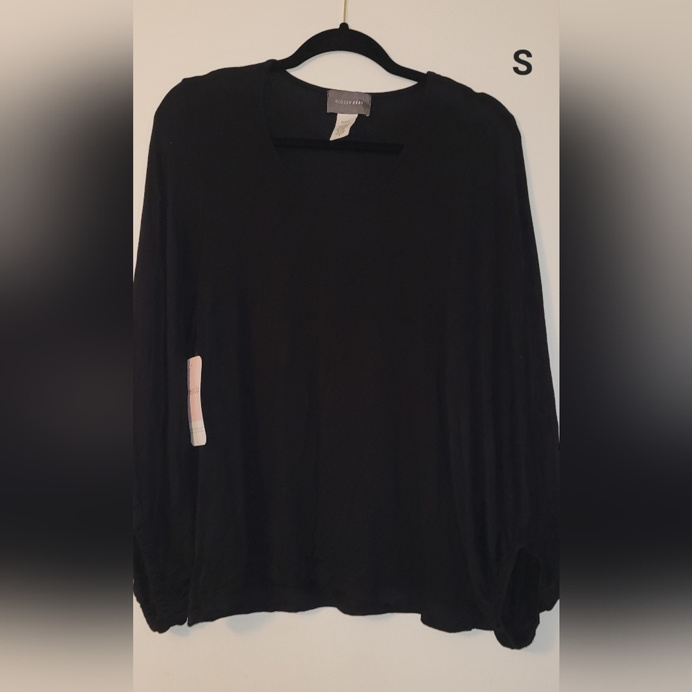 Long Sleeve Black Shirt, Size Small, NWT